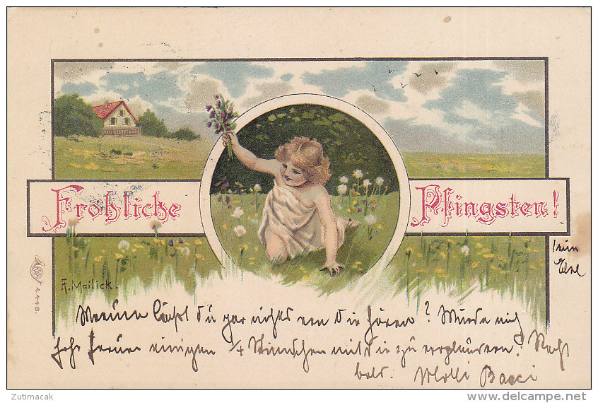 Alfred Mailick - Frohliche Pfingsten Pentacost 1903 - Mailick, Alfred