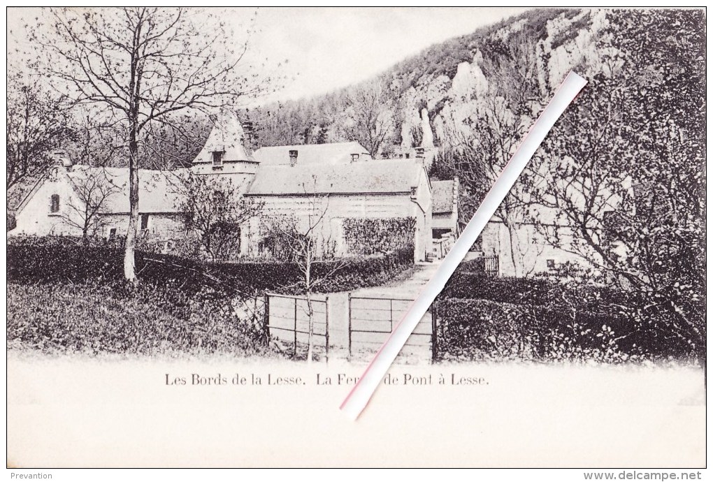 Les Bords De La Lesse - La Ferme De Pont à Lesse -  Superbe Carte Circulée 1905 - Andere & Zonder Classificatie