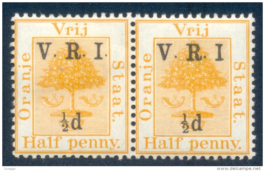 Orange Free State 1900. ½d On ½d NO STOP AFTER 'I'. SACC 59e**, SG 112d**. - Stato Libero Dell'Orange (1868-1909)