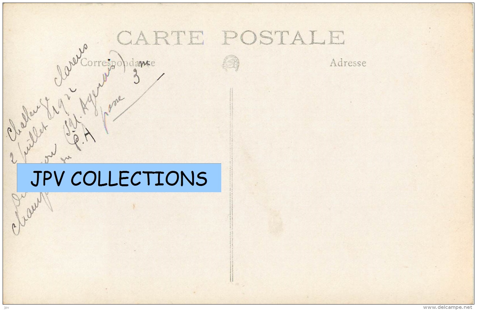 TONNEINS : LOT DE 8 CARTES CHALLENGE CLARENS 1922 AMICALE SPORTIVE TONNEINQUAISE.