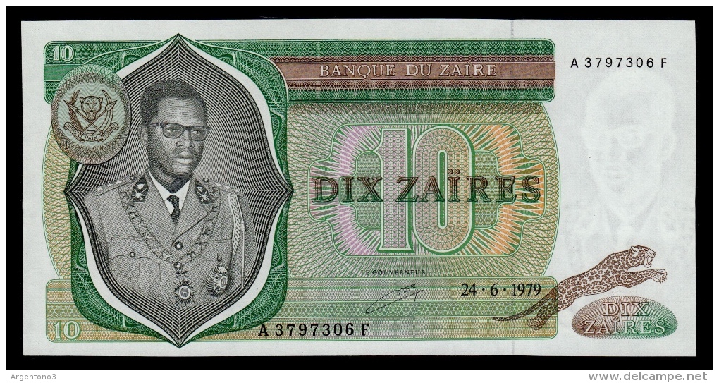 Zaire 10 Zaires 1979 UNC - Zaïre