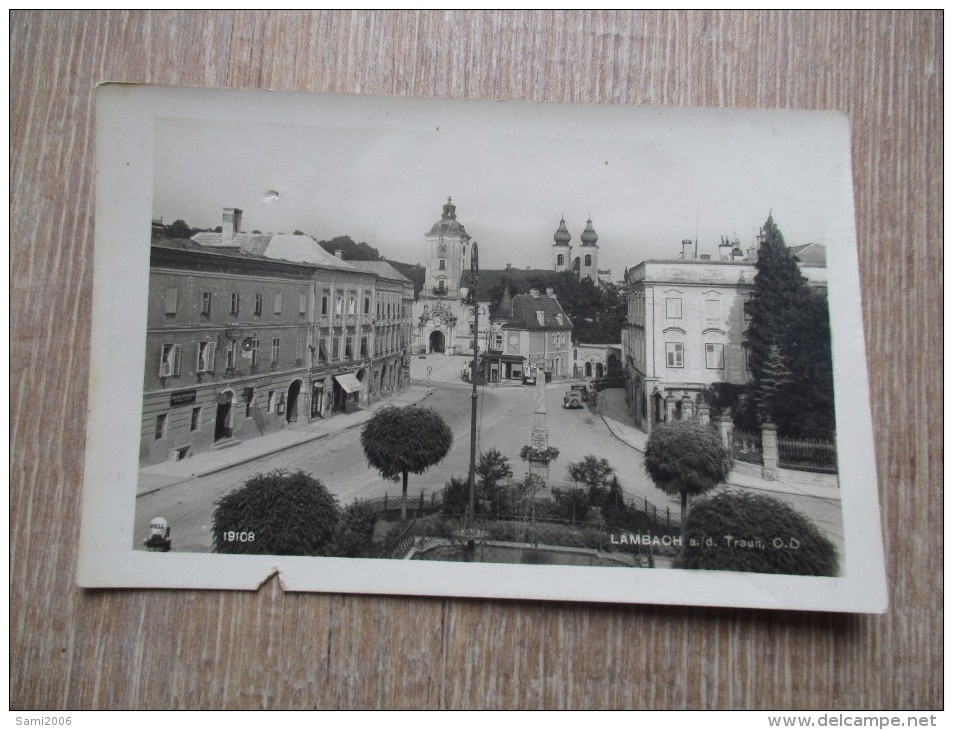 CPA PHOTO AUTRICHE LAMBACH EGLISE - Lambach