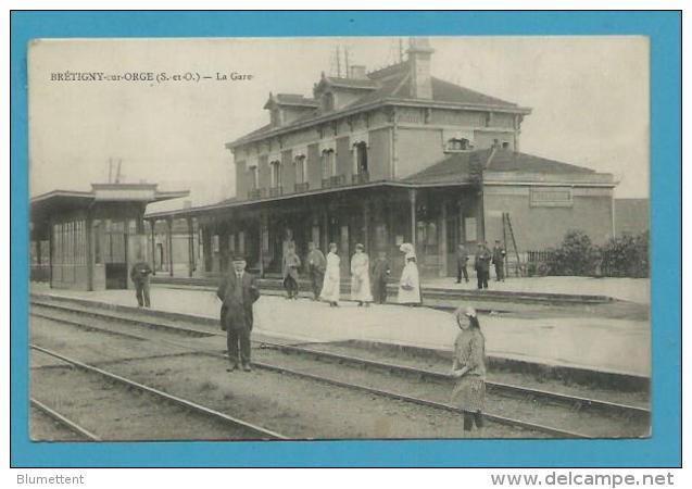 CPA - Chemin De Fer Gare BRETIGNY SUR ORGE 91 - Bretigny Sur Orge