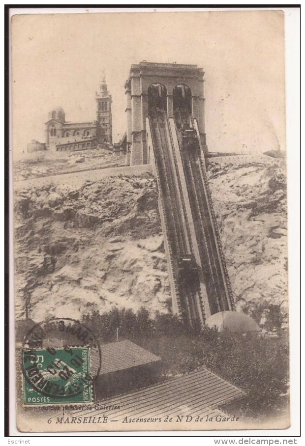 Marseille :  Ascenseur - Notre-Dame De La Garde, Ascenseur