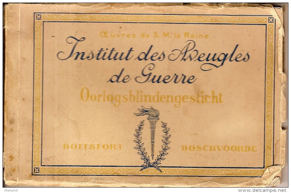 WATERMAEL-BOITSFORT-INSTITUT DE AVEUGLES DE GUERRE-handicap-guerre 1914/1918 - Watermael-Boitsfort - Watermaal-Bosvoorde