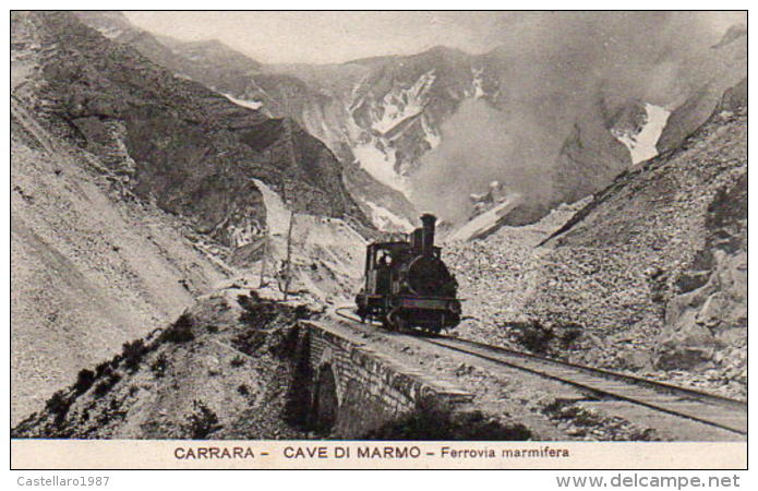 Carrara - Cave Di Marmo - Ferrovia Marmifera (formato Piccolo) - Carrara