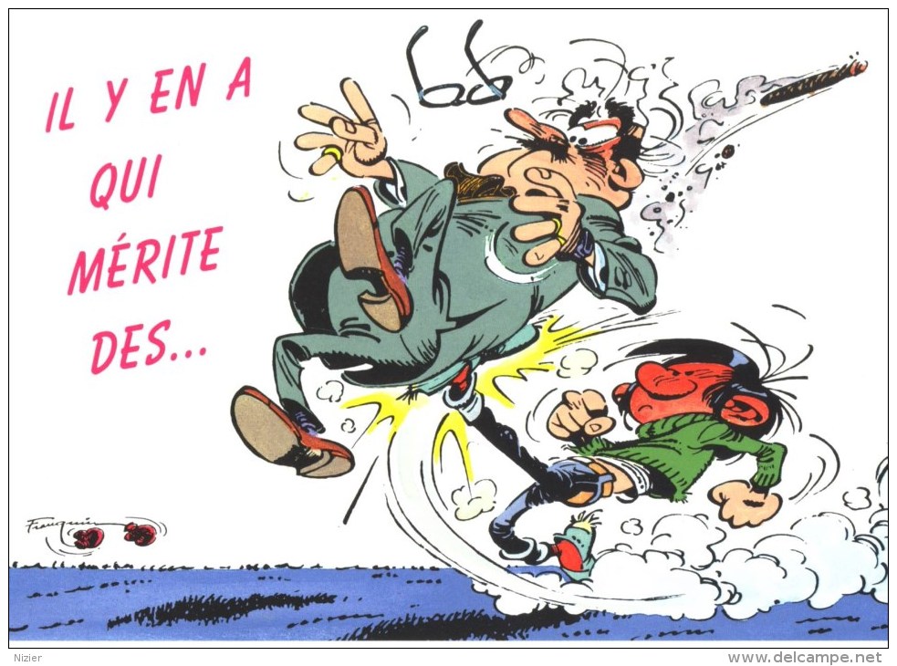 Franquin- Lagaffe-490: Il Y En A Qui Mérite Des.....1995 - Humor