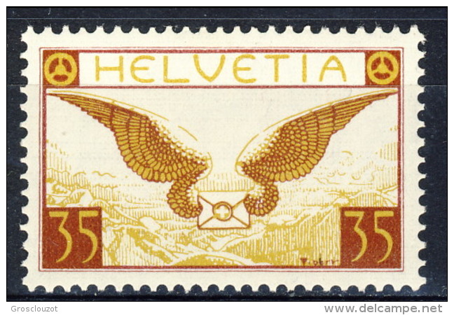 SVIZZERA PA 1929 N. A13 C. 35 MNH Catalogo &euro; 22 - Nuovi