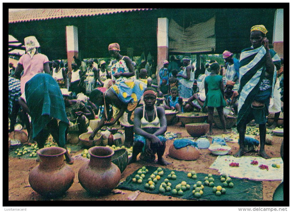 GUINÉ- BISSAU - FEIRAS E MERCADOS - Mercado Da Guiné ( Ed. FOTO-IRIS Nº 14)  Carte Postale - Guinea-Bissau