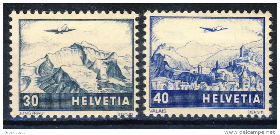 SVIZZERA PA 1948  Serie N. A42-A43 MNH Catalogo &euro; 85 - Nuovi