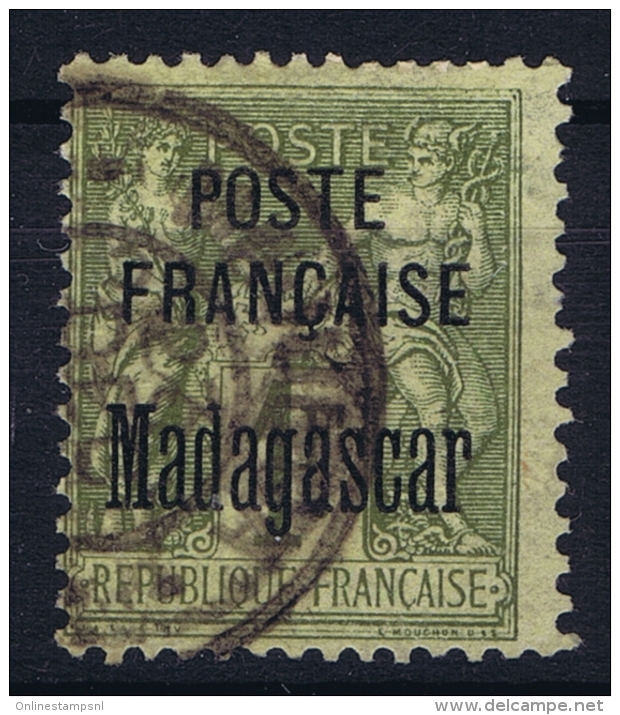 Madagascar: Yv Nr 21 Obl. / Used / Gestempelt.   1895 - Oblitérés