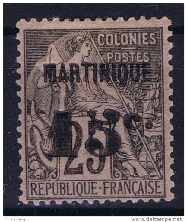 Martinique:  Yv Nr  17 MH/* Falz/ Charniere - Neufs