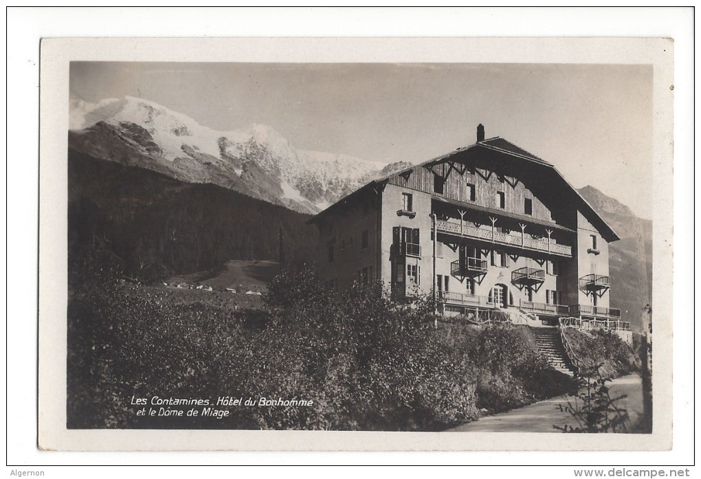 14454  -  Les Contamines Hôtel Du Bonhomme Et Le Drôme De Miage - Contamine-sur-Arve