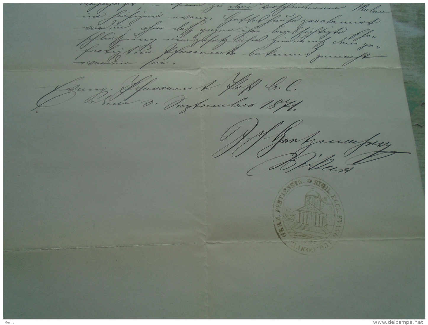 D137987.42 Anton  MOSSONCZ- Susanna  TRIMMEL   - 1871  -Pest  Hungary - Verlobung