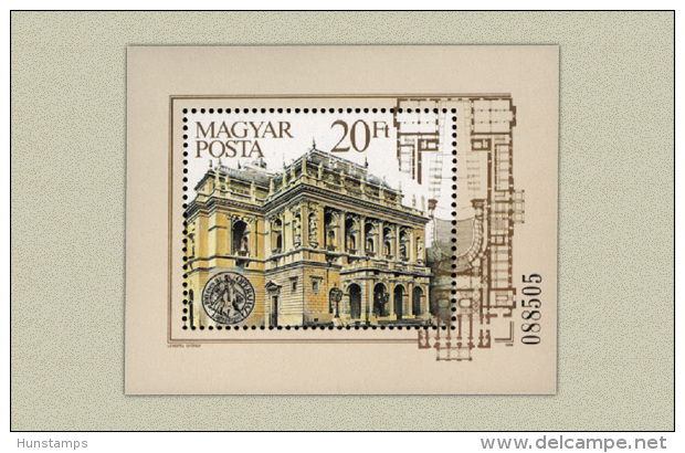 Hungary 1984. Opera Haus Sheet MNH (**) Michel: Block 173A / 5 EUR - Ungebraucht