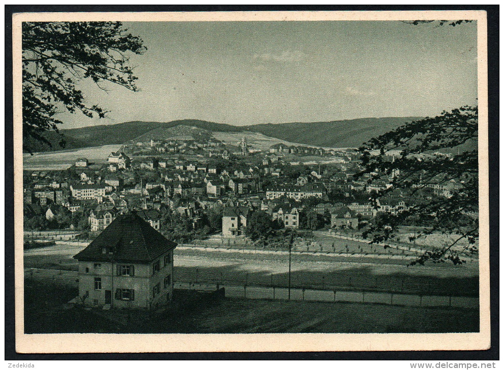 2442 - Alte Ansichtskarte - Aue Panoramasicht N. Gel. - Verlag Schocken - Aue