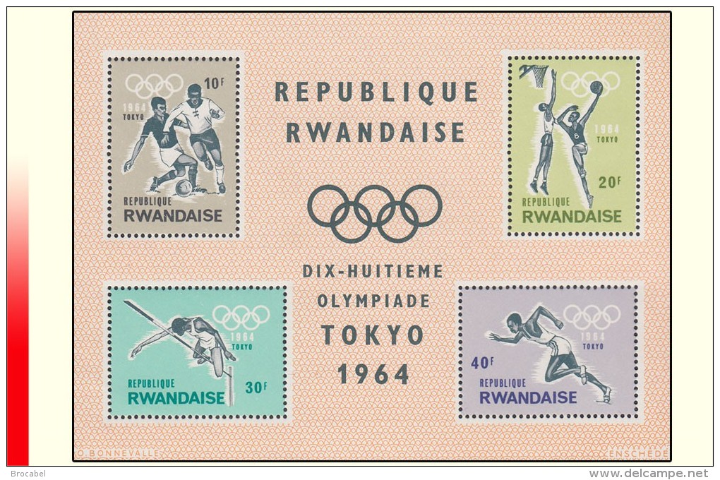 Rwanda BL 002* Olympiade Tokio  H - Neufs