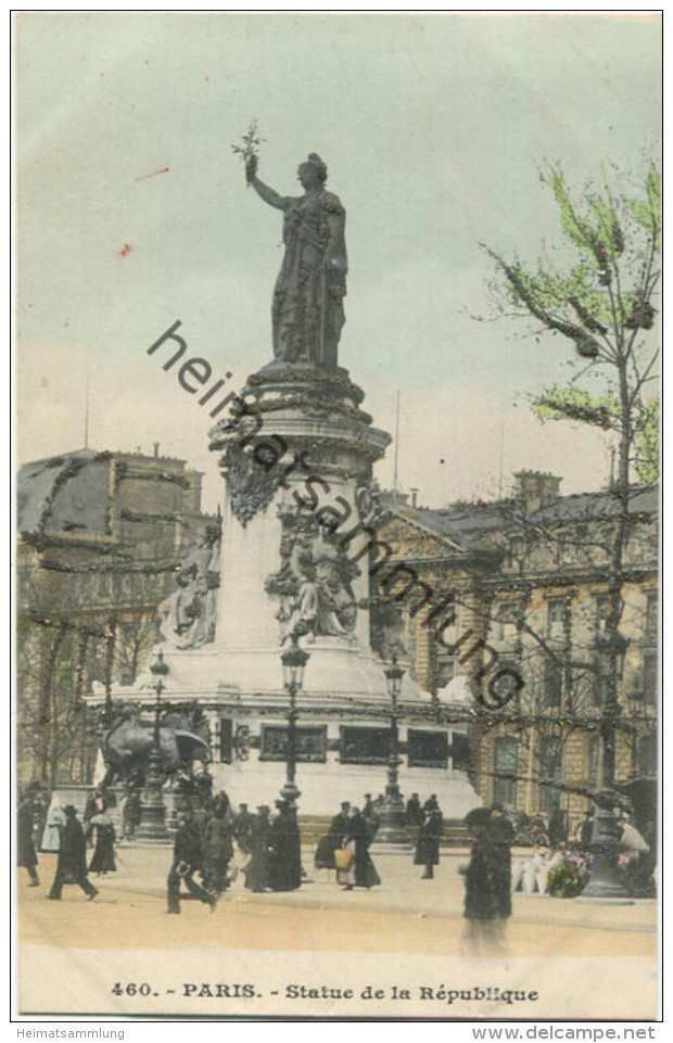 Paris - Statue De La Republique - Statues