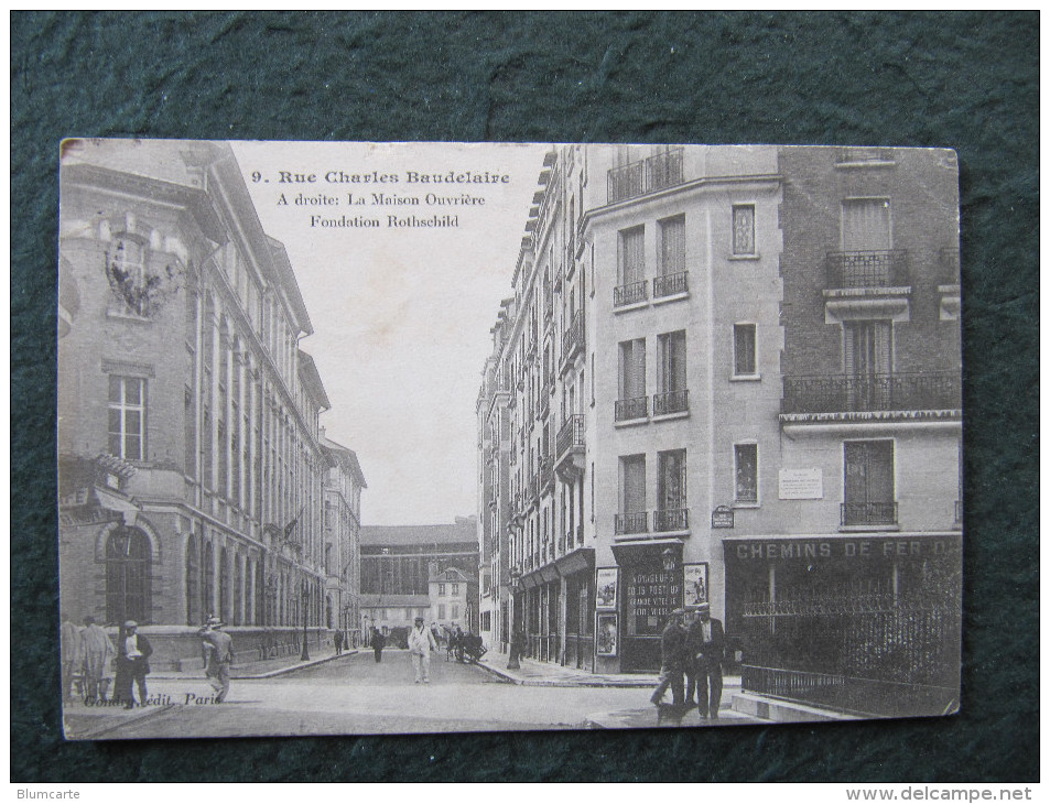 CPA - PARIS - RUE CHARLES BAUDELAIRE - LA MAISON OUVRIERE - Arrondissement: 16