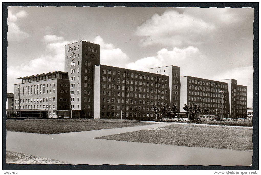 2457 - Alte Foto Ansichtskarte - Erlangen SSW Verwaltungsgebäude Siemens Gel 1956 TOP - Erlangen