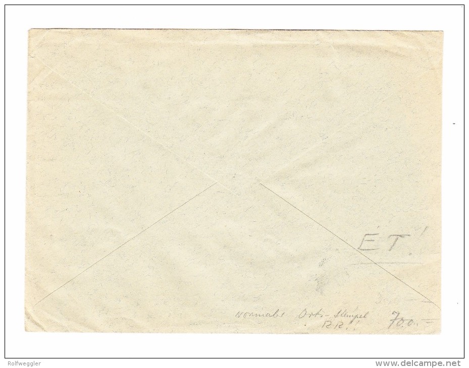 Schweiz Luzern 1.8.1949 Brief Nach München Am. Zone Mit #297 Bis 308 Serie Technik Und Landschaft FDC - Lettres & Documents