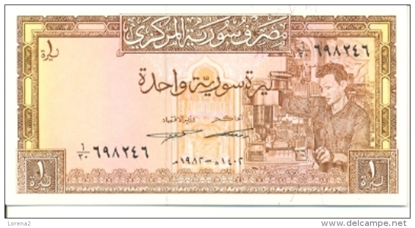 6-939. Billete Siria. P-93. 1 Pound 1982 - Syrie