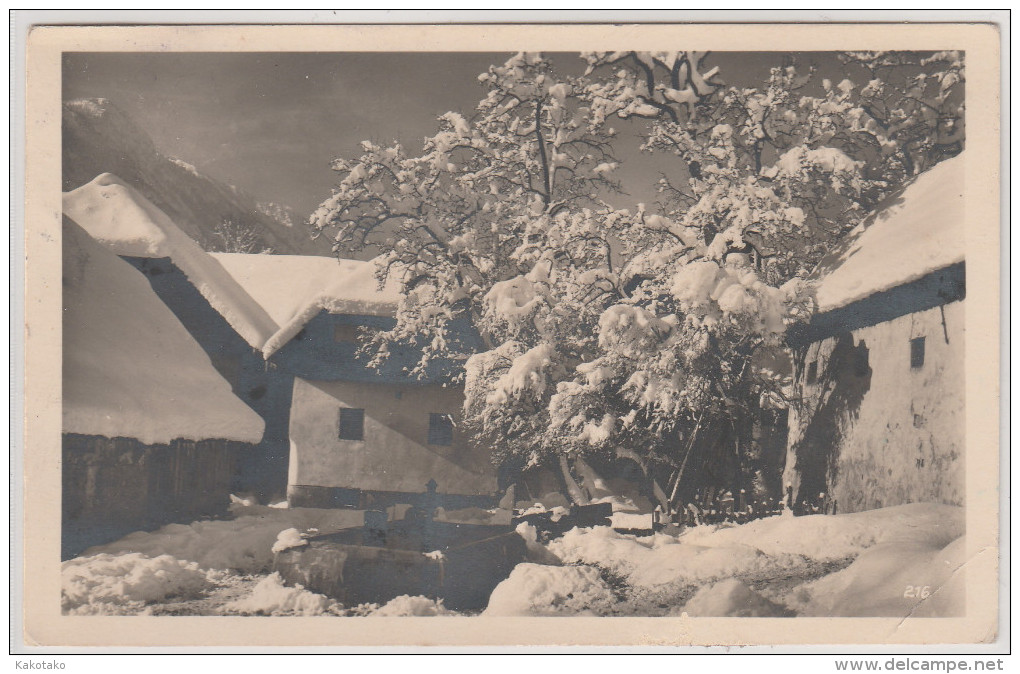DOVJE - ZIMSKI MOTIV , Slovenia , Old Postcard , Travelled 1936. - Slovenia