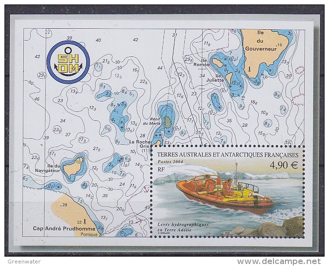 TAAF 2004 Levés Hydrograhiques En Terre Adelie M/s ** Mnh (29569) - Blocs-feuillets