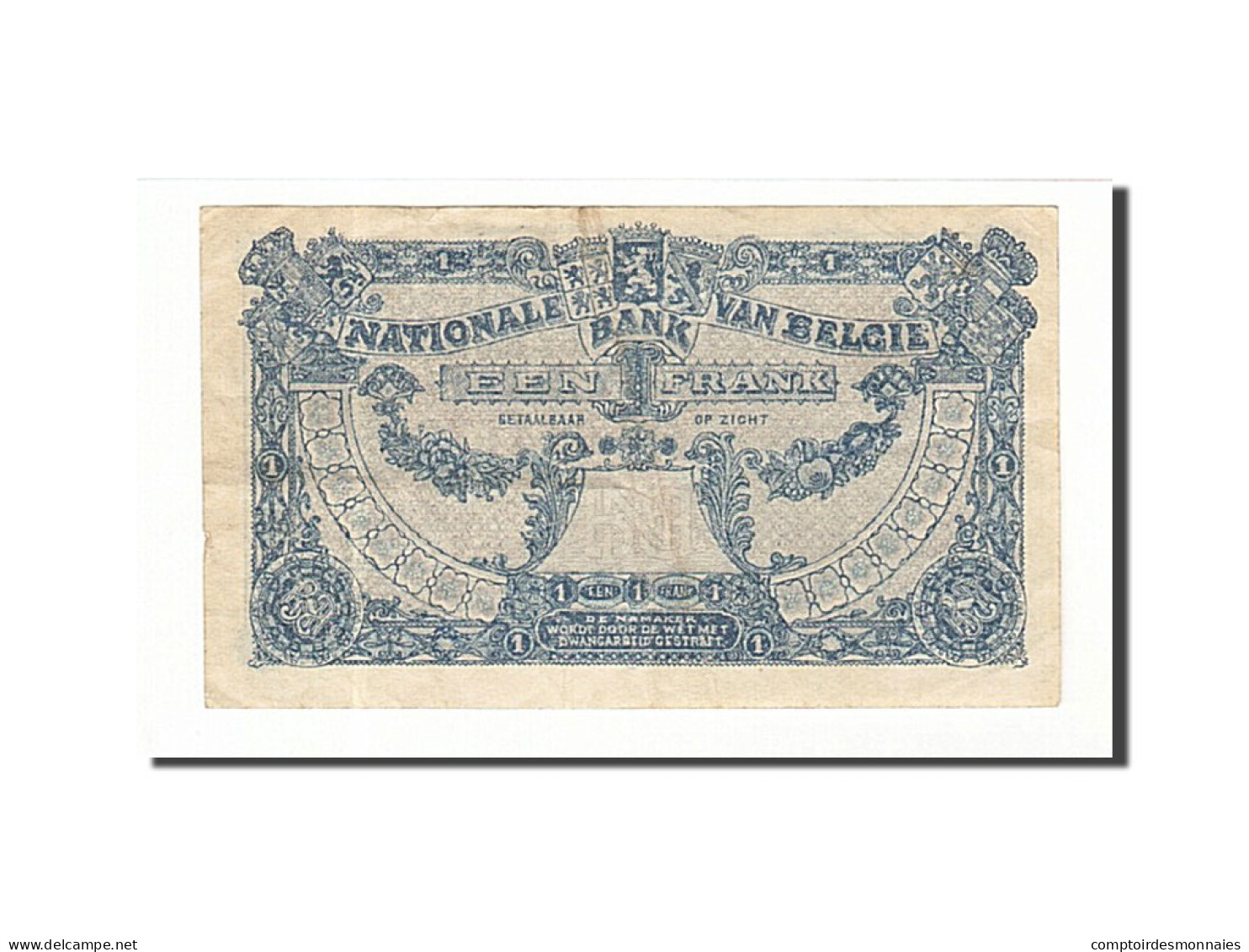 Billet, Belgique, 1 Franc, 1920, 1920-12-21, KM:92, TTB - 1 Franco