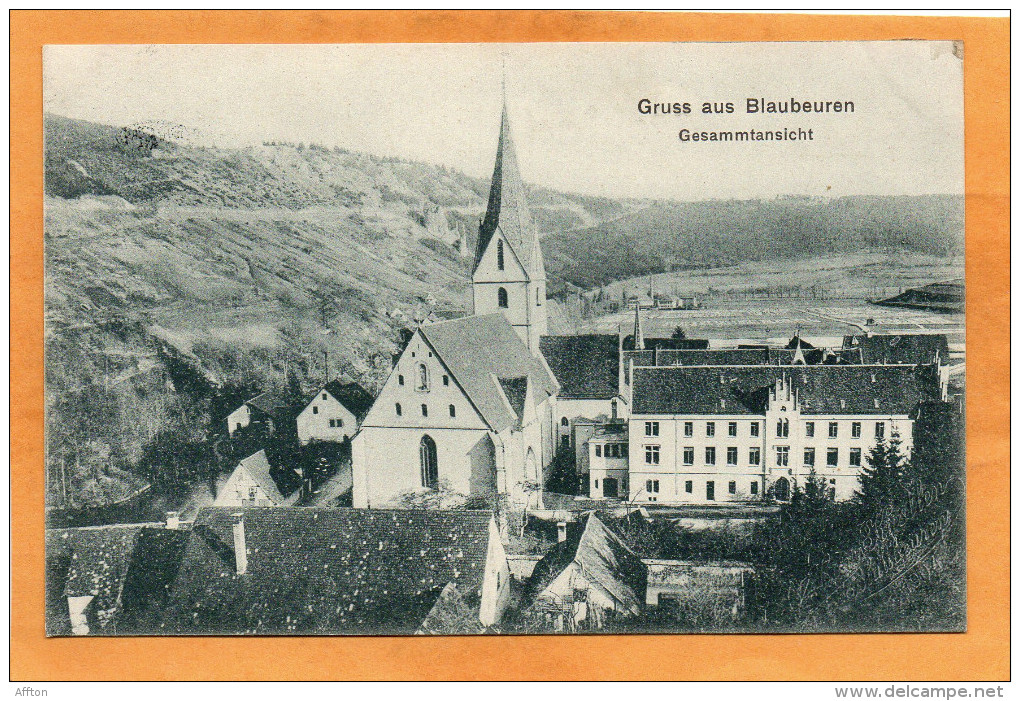 Gruss Aus Blaubeuren Germany 1905 Postcard - Blaubeuren