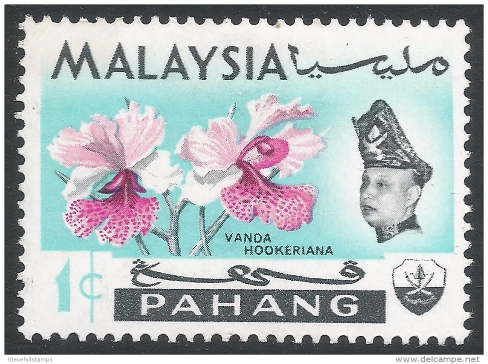 Pahang (Malaysia). 1965 Orchids. 1c MH SG 87 - Malaysia (1964-...)