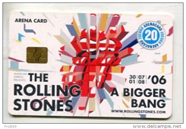 AMSTERDAM ARENA CARD - 20 Euro The Rolling Stones [7627] - Gift Cards