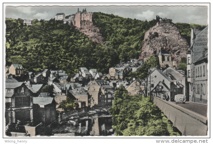 Idar Oberstein - Blick Auf Schloß Und Felsenkirche 1 - Idar Oberstein