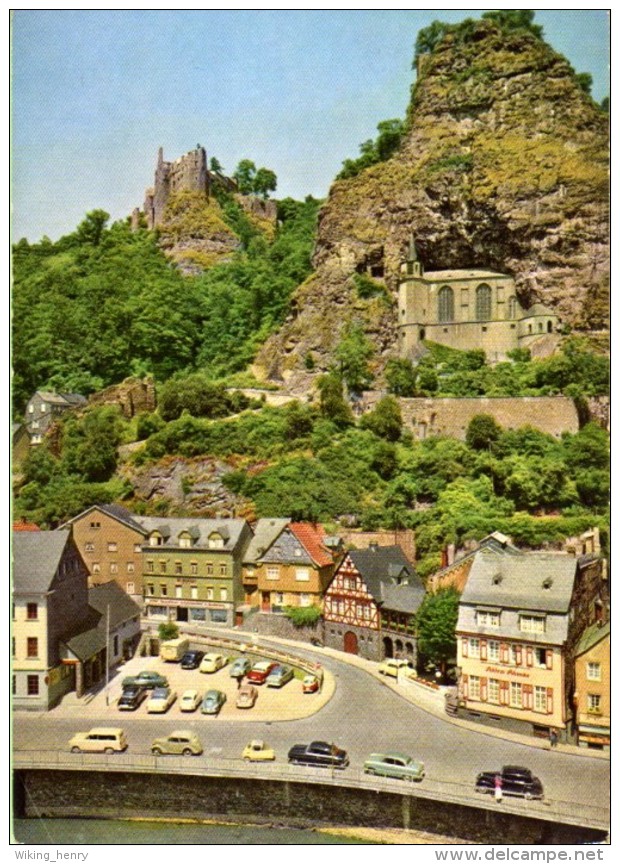 Idar Oberstein - Blick Auf Schloß Und Felsenkirche 2 - Idar Oberstein