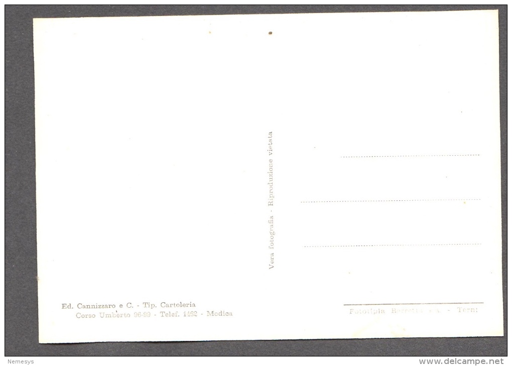 MODICA CORSO UMBERTO E GRANDI MAGAZZINI UNIP FG NV SEE 2 SCANS ANIMATA - Modica