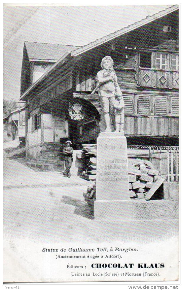 Suisse. Burglen. Statue De Guillaume Tell - Bürglen