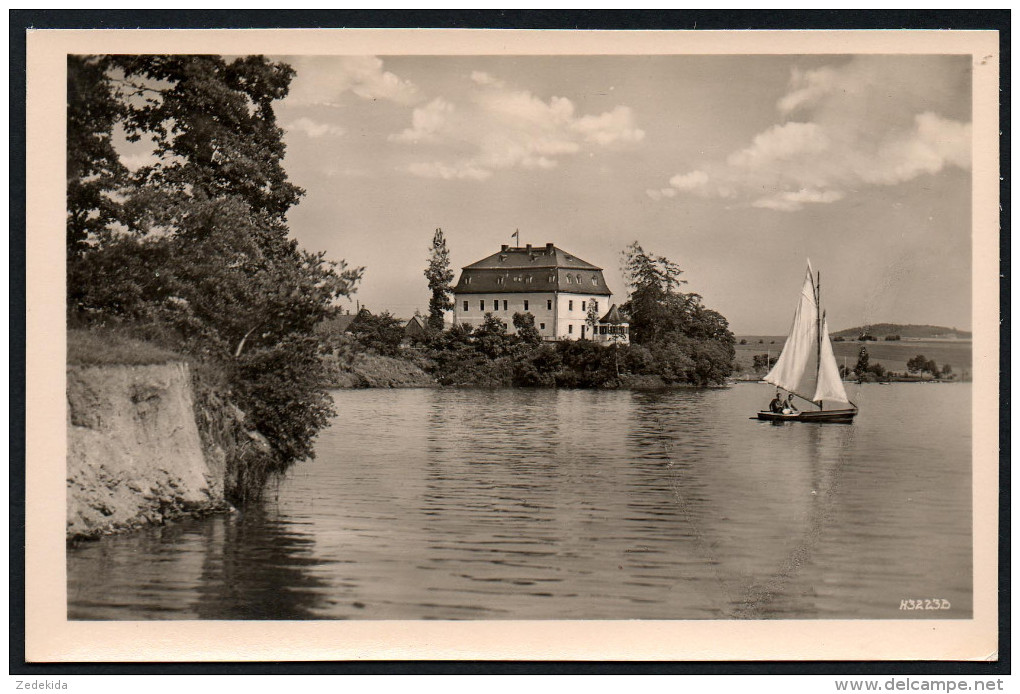 2500 - Alte Foto Ansichtskarte - Jugendherberge Dobeneck Talsperre Krs. Pelsnitz - N. Gel TOP - Oelsnitz I. Vogtl.