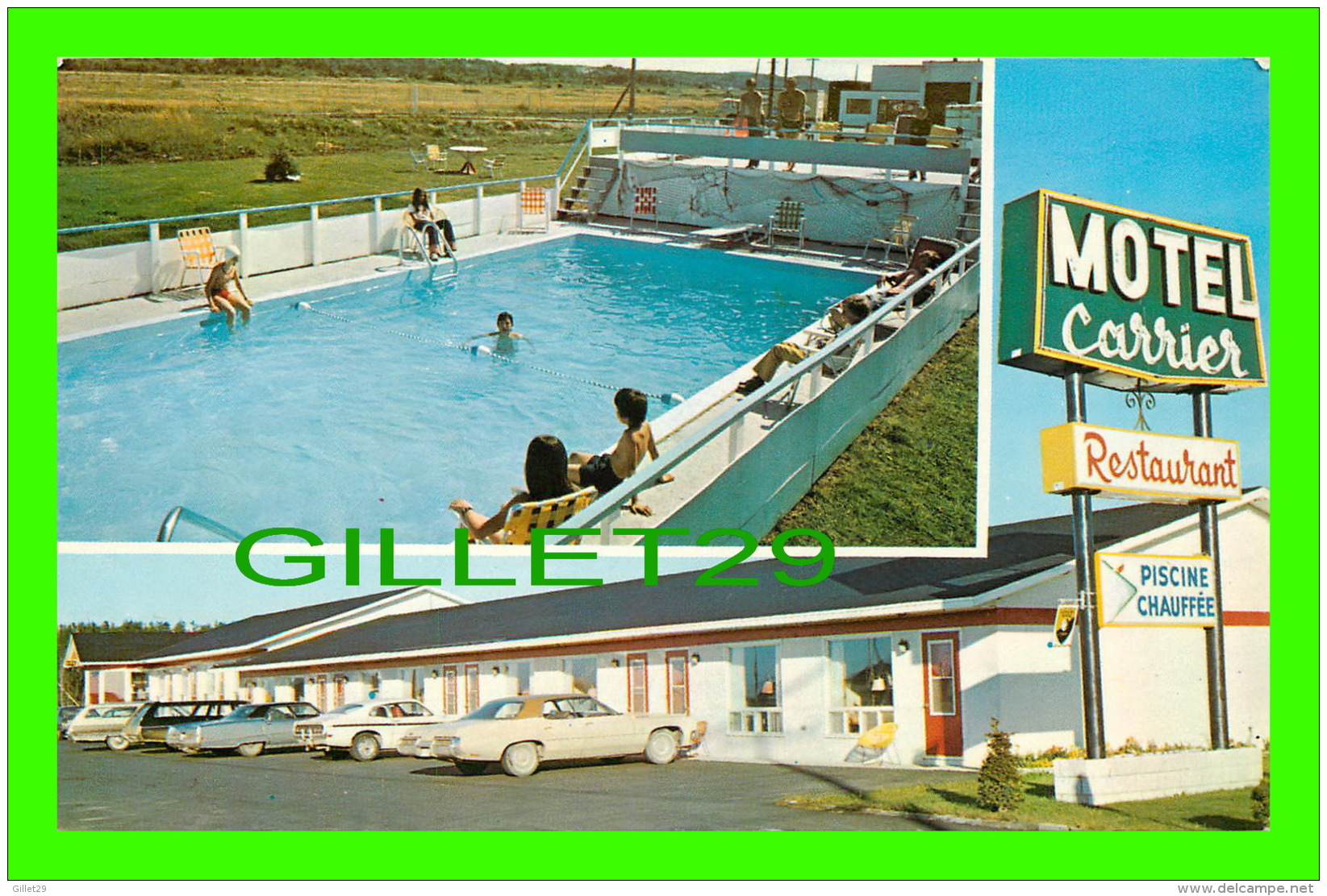 MATANE, QUÉBEC -  MOTEL G. CARIER INC - ANIMÉE -  W. SCHERMER - - Autres & Non Classés