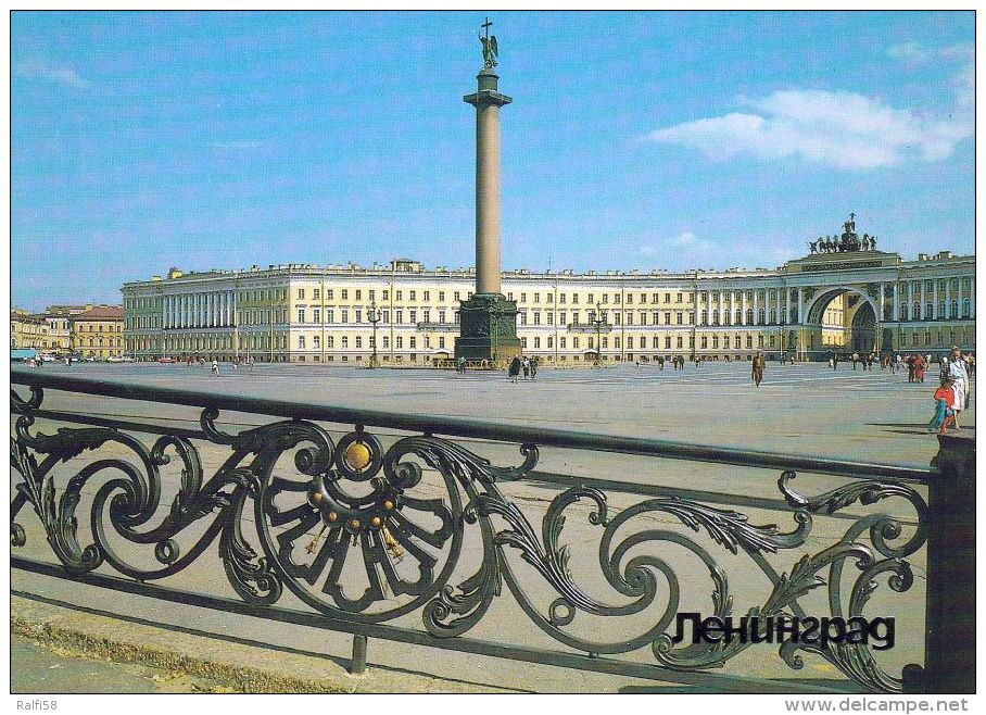 2 AK Russland * Sankt Petersburg Mit Der Isaakskathedrale Und Der Alexandersäule * - Russie