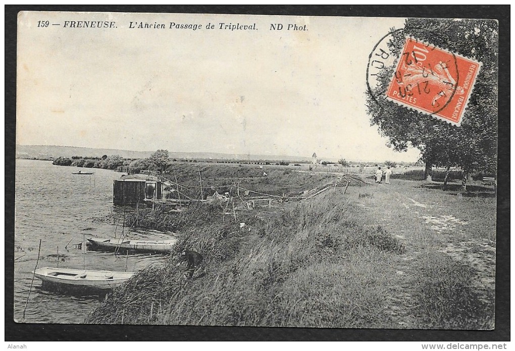 FRENEUSE L'Ancien Passage De Tripeval (ND Phot) Yvelines (78) - Freneuse