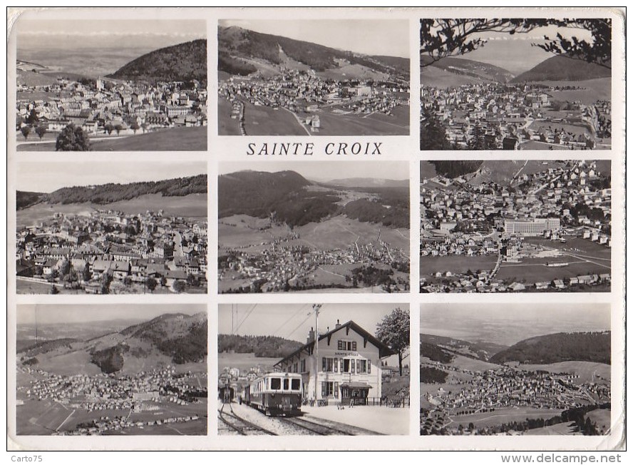 Suisse -  Sainte Croix - Gare Et Divers - Sainte-Croix 