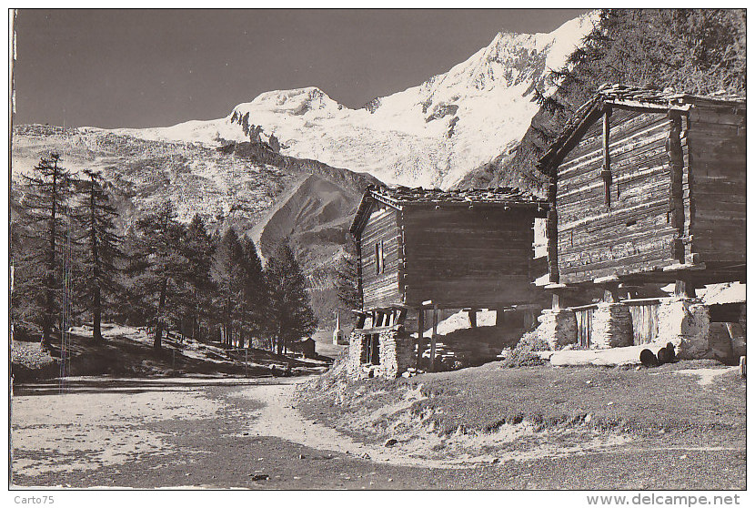 Suisse -  Bei Saas-Fee - Alphubel U. Täschhorn - Saas-Fee