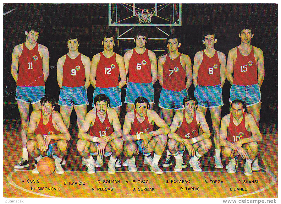Basketball - World Championship 1970 - Yugoslavia Team - Basketball