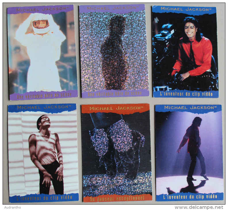 6 Carte Panini Mickael JACKSON 1996 King Of Pop - Other & Unclassified