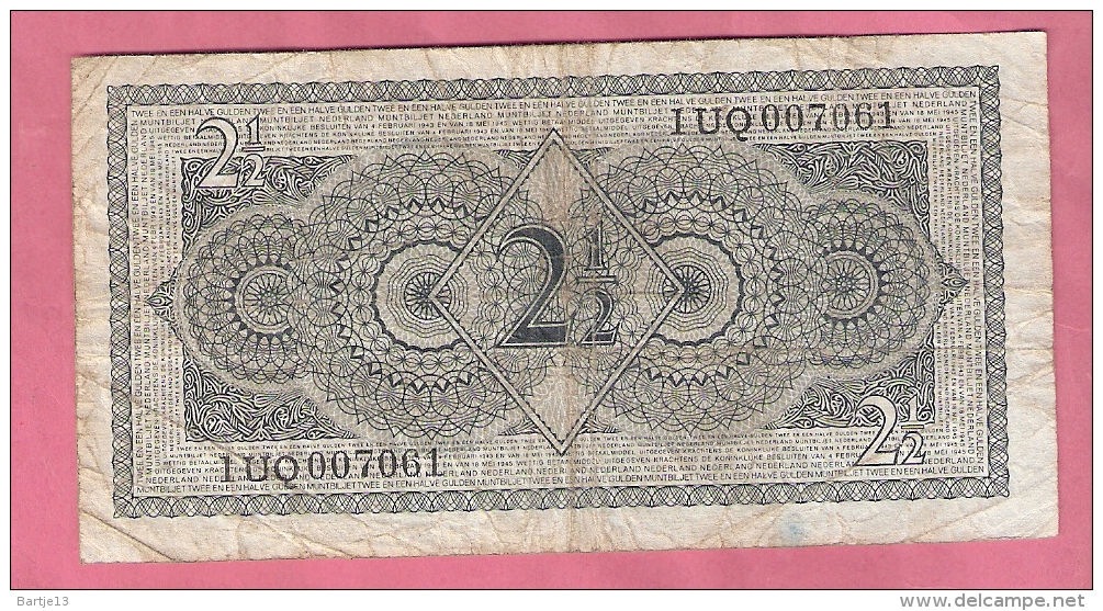 NEDERLAND 2 1/2 GULDEN 1949 - 2 1/2 Gulden