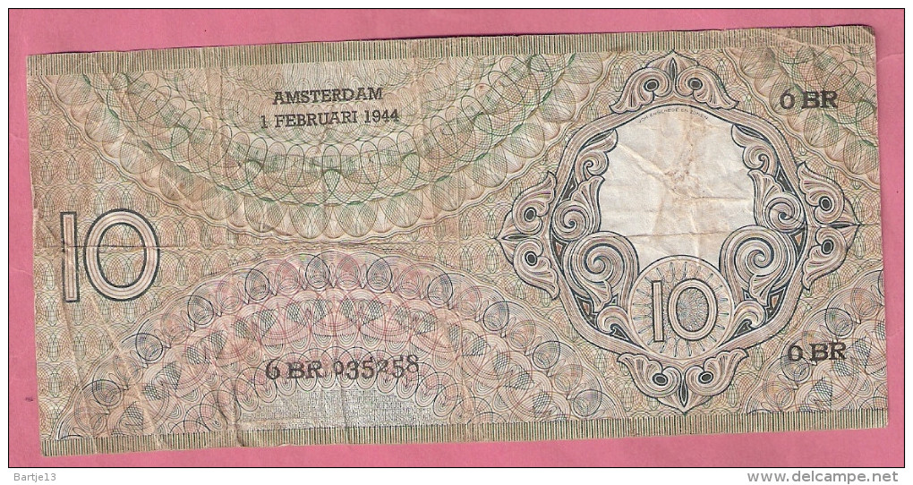 NEDERLAND 10 GULDEN 1944 - 10 Gulden
