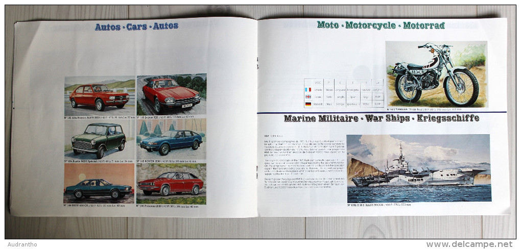 Catalogue Modélisme Maquette HELLER 1979 Avion Miltaria Voiture Moto Bateaux - Francia