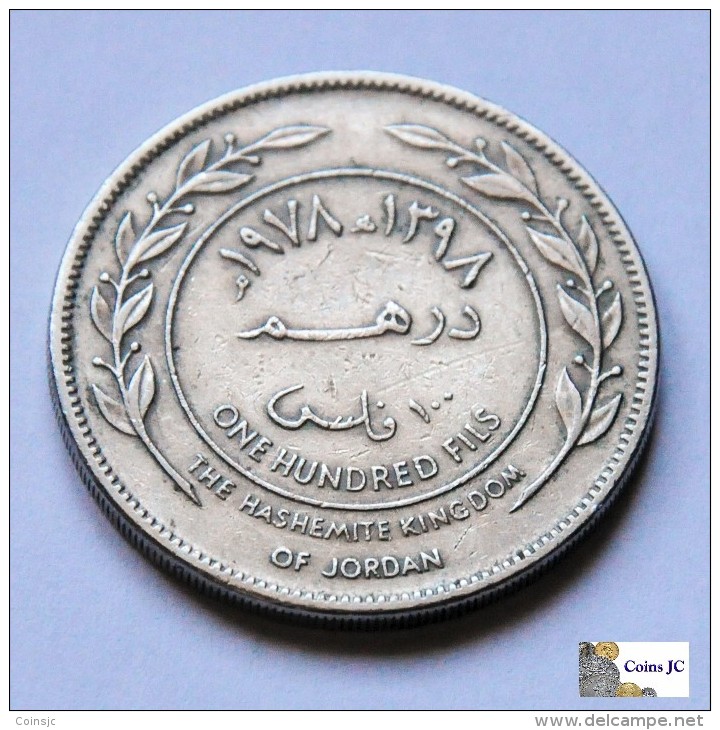 Jordania - 100 Fils - 1978/1990 - Jordanien