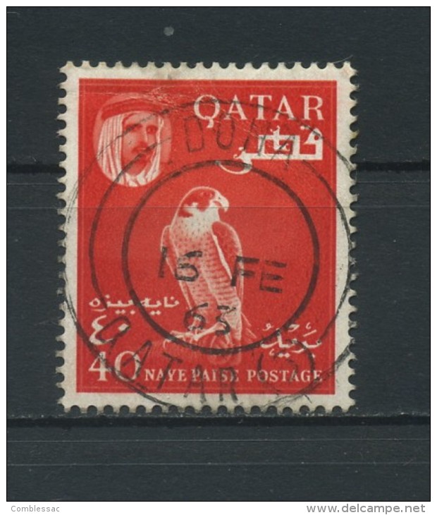 QATAR    1961    40np  Red    USED - Qatar