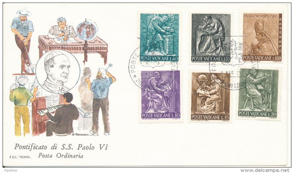 Vatican FDC 20-5-1966 (not Complete) - FDC